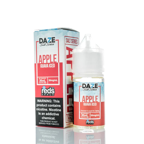 7 Daze TFN Salt Series Reds Apple eJuice Guava Iced 30ml (30mg) Best Sales Price - eJuice