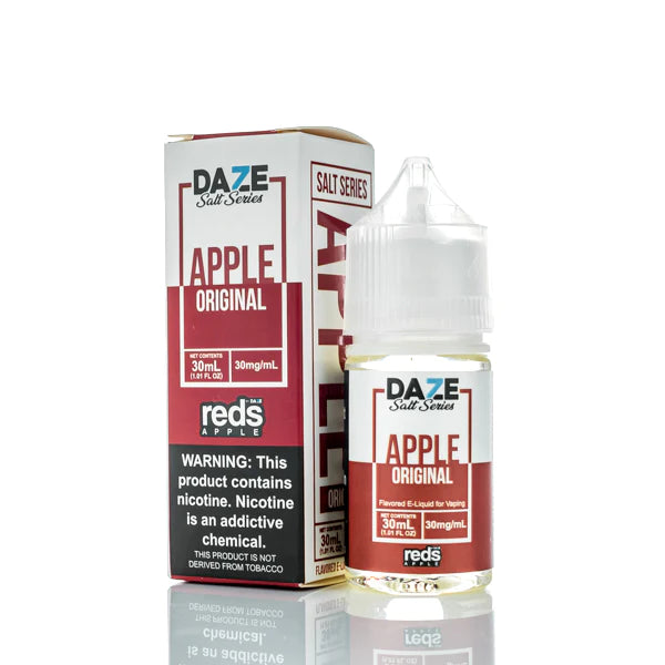 7 Daze TFN Salt Series Reds Apple eJuice Original 30ml (30mg) Best Sales Price - eJuice