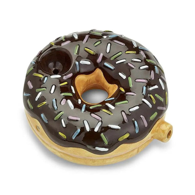 Cannabox Chocolate Donut Hand Pipe Best Sales Price - Smoking Pipes