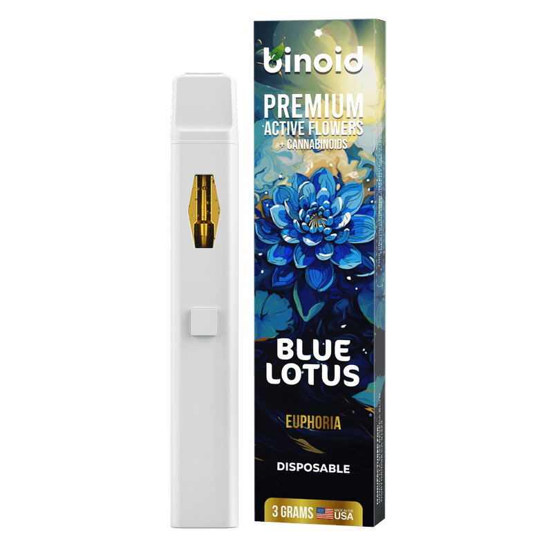 Binoid Blue Lotus Disposable Vape – 3 Gram Best Sales Price - Vape Pens