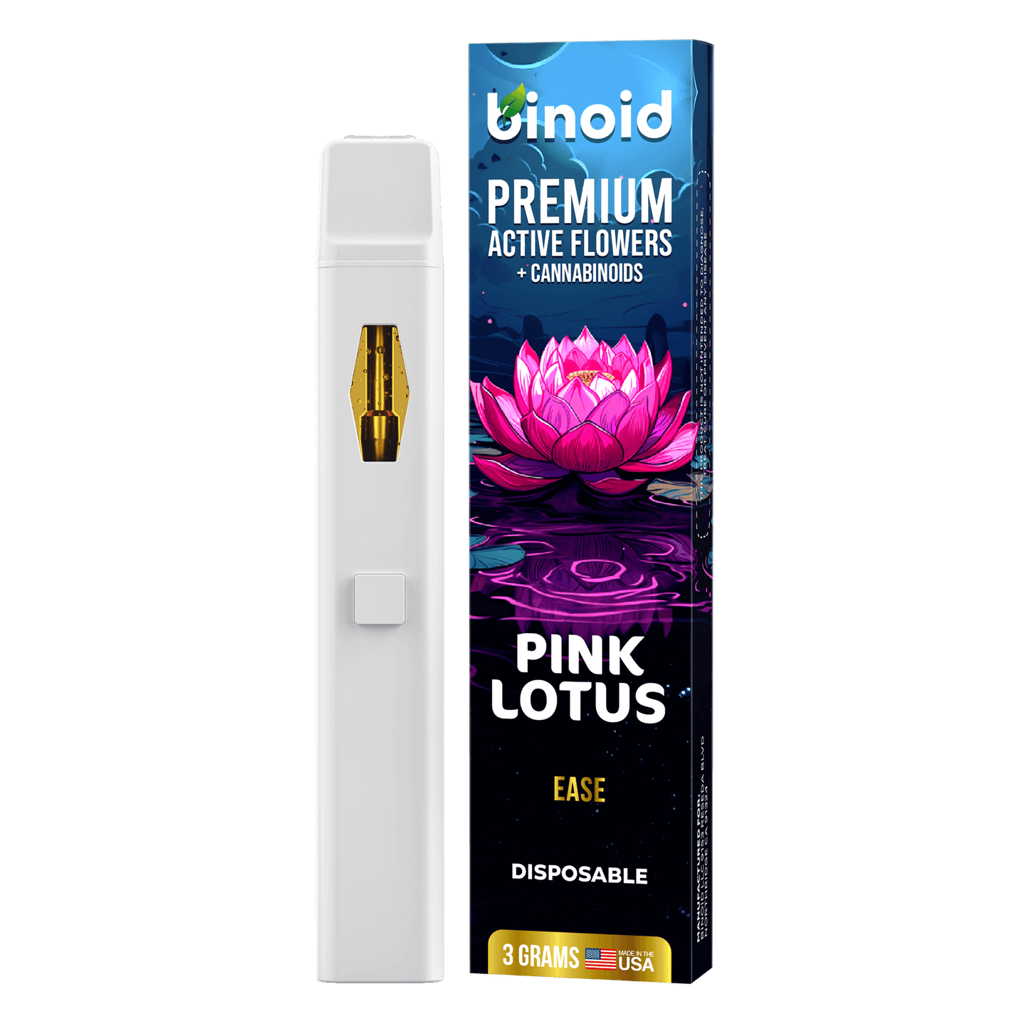 Binoid Active Flowers 3 Gram Disposable Best Sales Price - Vape Pens