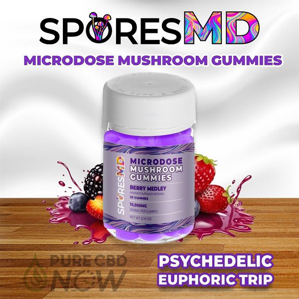 Amanita Microdose Gummies 10,000mg – Berry Medley Best Sales Price - Gummies