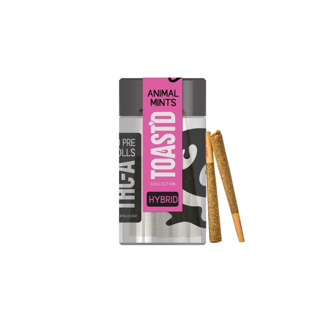 Half Bak'd Animal Mints - TOAST'D THC-A Pre-Rolls - Hybrid Best Sales Price - Pre-Rolls