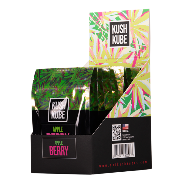 Apple Berry 10ct Kush Kube DELTA 9 Gummies Best Sales Price - Gummies