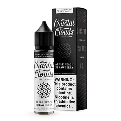 Apple Peach Strawberry - Coastal Clouds Sweets - 60ML Best Sales Price - eJuice