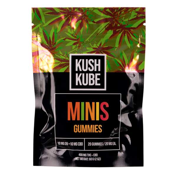 Assorted Minis 20ct Kush Kube DELTA 9 Gummies Best Sales Price - Gummies