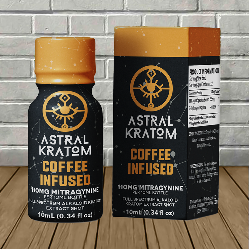 Astral Kratom Coffee Infused Kratom Extract Shot 10ml Best Sales Price - CBD