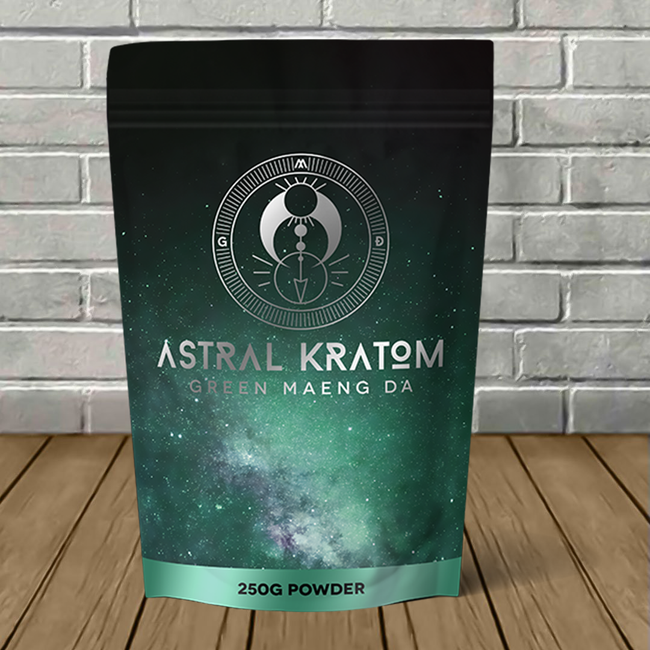 Astral Kratom Green Maeng Da Kratom Powder 250g Best Sales Price - Edibles