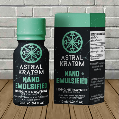 Astral Kratom Nano Emulsified Kratom Extract Shot 10ml Best Sales Price - CBD