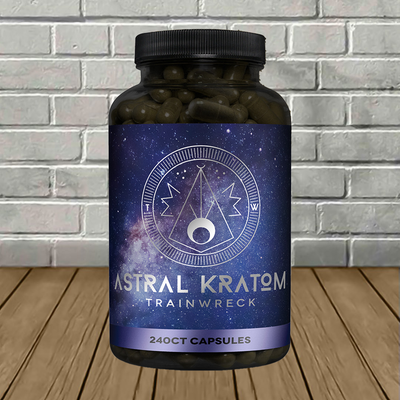 Astral Kratom Trainwreck Kratom Capsules 240ct Best Sales Price - Edibles