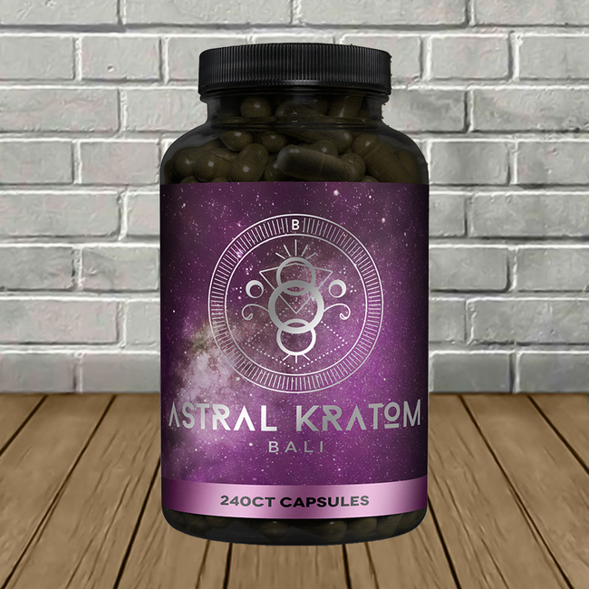 Astral Kratom White Bali Kratom Capsules 240ct Best Sales Price - Edibles