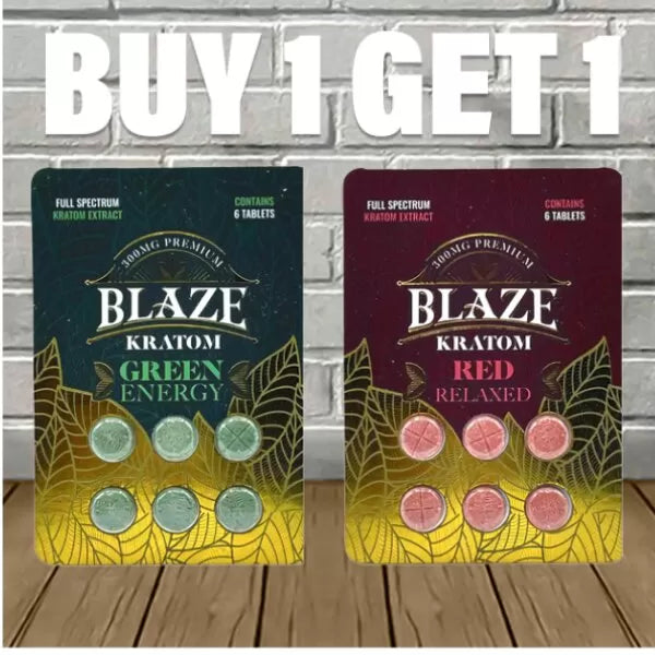 B1G1 Blaze Full Spectrum Kratom Extract Tablets Best Sales Price - Kratom