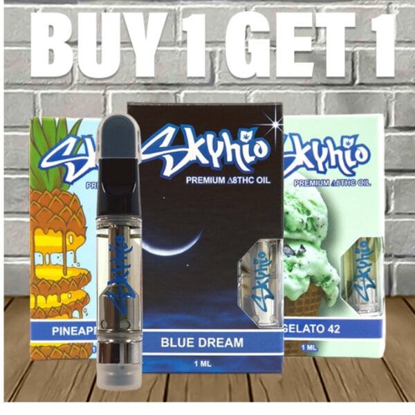 B1G1 Skyhio Delta 8 THC Vape Cartridge Deal Best Sales Price - Vape Cartridges