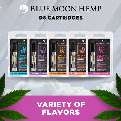 Blue Moon Hemp Delta 8 Vape Cartridge 930mg Best Sales Price - Vape Cartridges