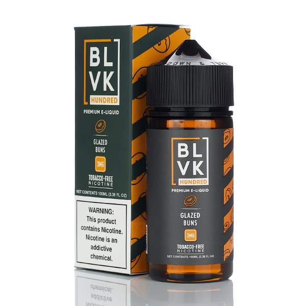 BLVK Hundred E-liquid Glazed Buns 100ml (3mg) Best Sales Price - eJuice