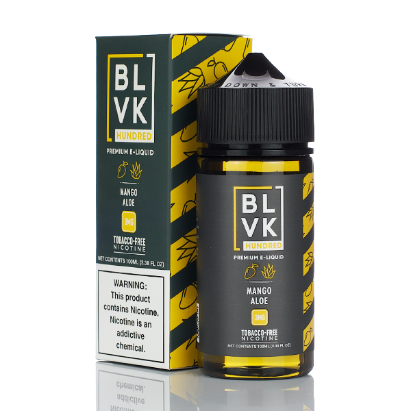 BLVK Hundred E-liquid Mango Aloe 100ml (3mg) Best Sales Price - eJuice