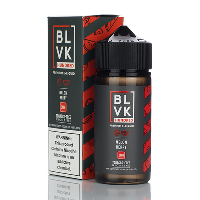 BLVK Hundred E-liquid Melon Berry 100ml (3mg) Best Sales Price - eJuice