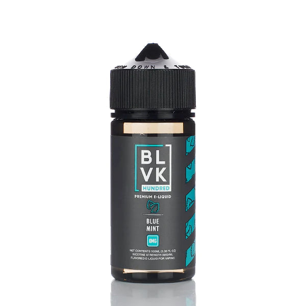 BLVK Hundred No Nicotine Vape Juice 100ml (Blue Mint) Best Sales Price - eJuice