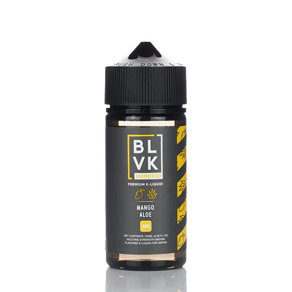 BLVK Hundred No Nicotine Vape Juice 100ml (Mango Aloe) Best Sales Price - eJuice