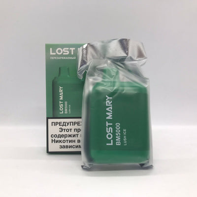 Lost Mary BM5000 Vape Rechargeable Disposable Kit 5000 Puffs 14ml Lush Ice