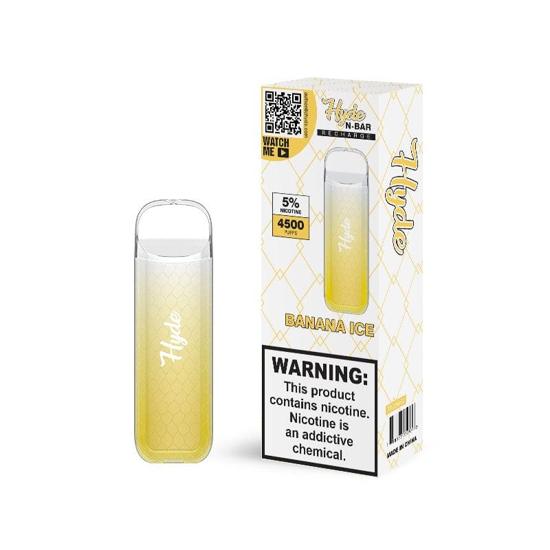 Banana Ice Hyde N Bar Rechargeable 4500 Best Sales Price - Disposables