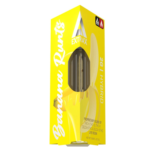 Delta Extrax Banana Runtz THCh THCjd Cartridge – Live Resin Best Sales Price - Vape Cartridges