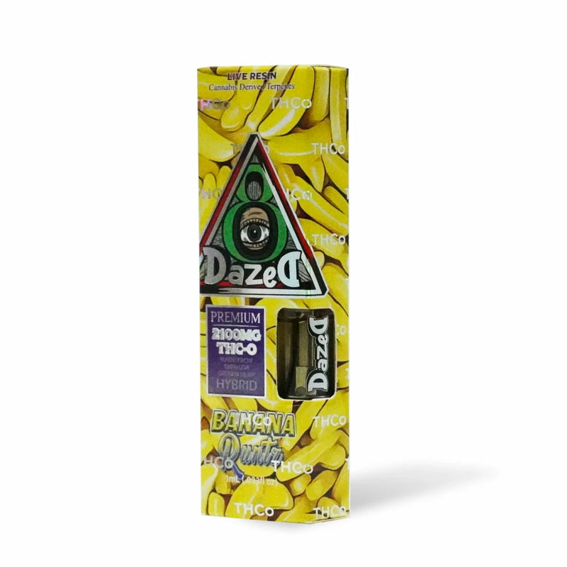 Live Resin Carts - DazeD8 Banana Runtz Live Resin THC-O Cartridge (2.1g) Best Sales Price - Vape Cartridges
