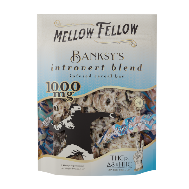 Mellow Fellow Banksy's Introvert Blend Cereal Bar Best Sales Price - Edibles