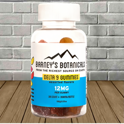 Barneys Botanicals Delta 9 THC Gummies 12mg Best Sales Price - Gummies