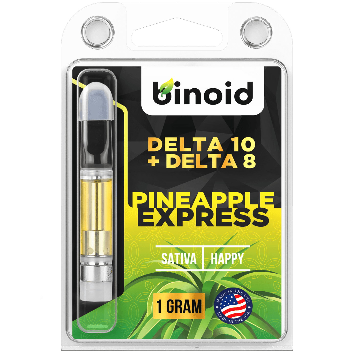 Binoid Delta 10 THC Vape Cartridge - Pineapple Express Best Sales Price - Vape Cartridges