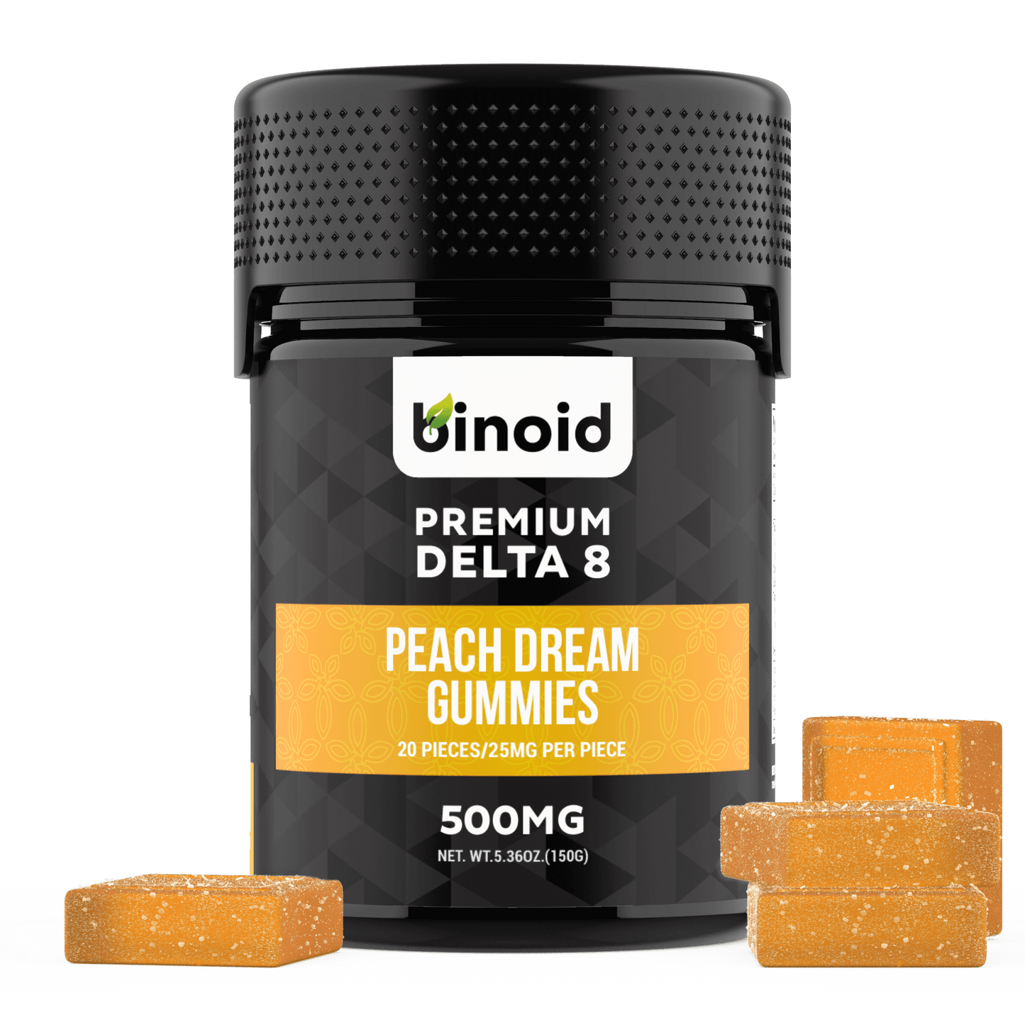 Binoid Delta 8 THC Gummies - Peach Dream Best Sales Price - Gummies