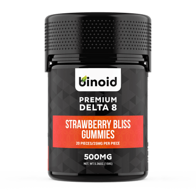 Binoid Delta 8 THC Gummies - Strawberry Bliss Best Sales Price - Gummies