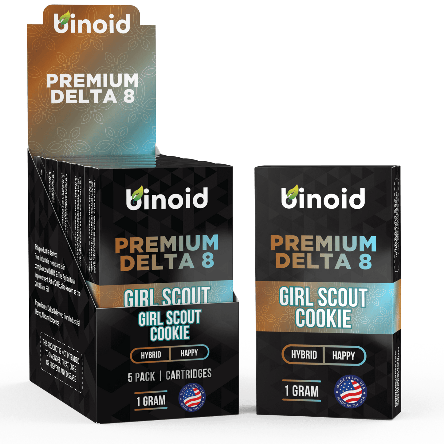 Binoid Delta 8 THC Vape Cartridge - Girl Scout Cookie Best Sales Price - Vape Cartridges