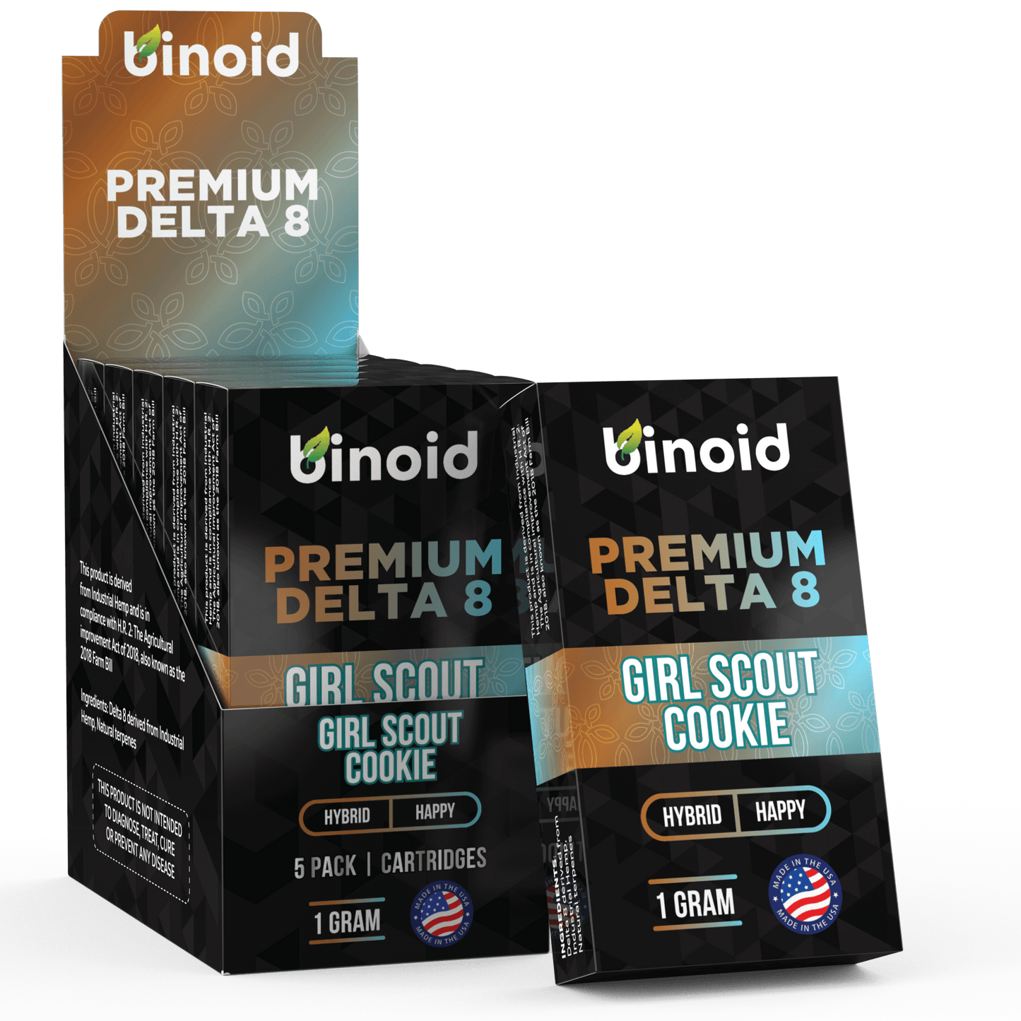 Binoid Delta 8 THC Vape Cartridge - Girl Scout Cookie Best Sales Price - Vape Cartridges