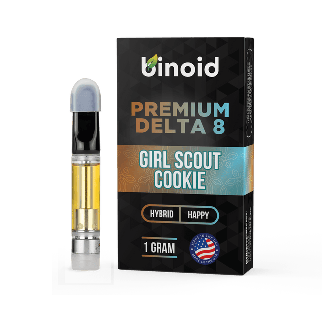 Binoid Delta 8 THC Vape Cartridge - Girl Scout Cookie Best Sales Price - Vape Cartridges