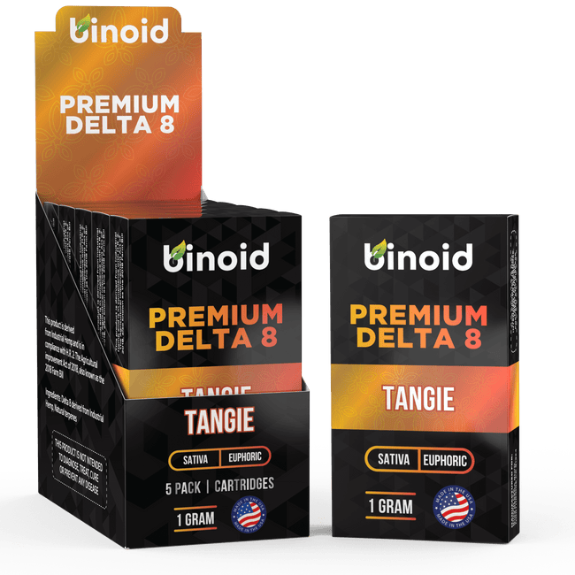 Binoid Delta 8 THC Vape Cartridge - Tangie Best Sales Price - Vape Cartridges