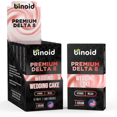 Binoid Delta 8 THC Vape Cartridge Wedding Cake Best Sales Price - Vape Cartridges