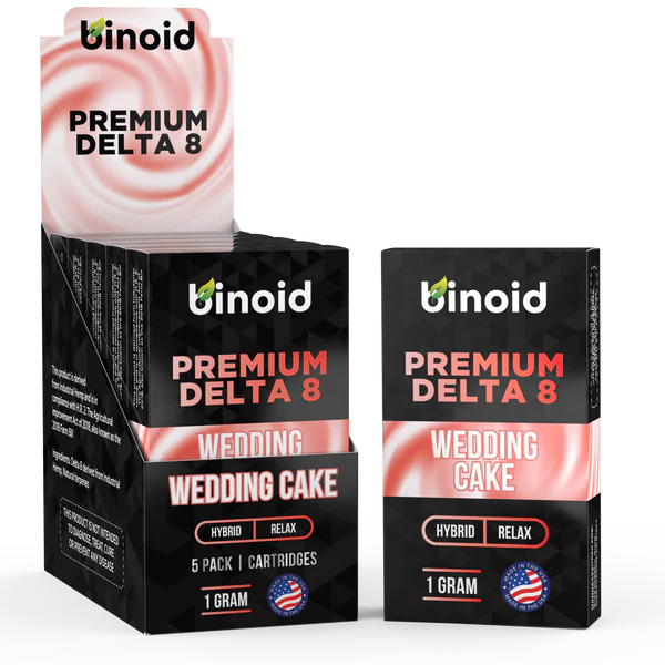 Binoid Delta 8 THC Vape Cartridge Wedding Cake Best Sales Price - Vape Cartridges