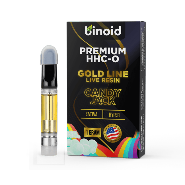 Binoid HHC-O Live Resin Vape Cartridge - Candy Jack Best Sales Price - Vape Cartridges