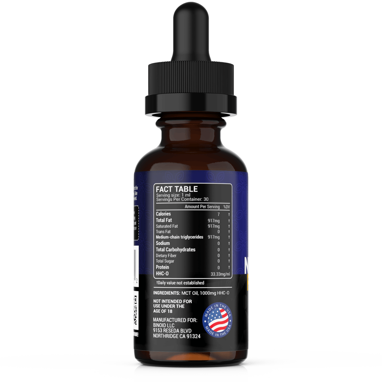 Binoid HHC-O Tincture - 1000mg Best Sales Price - Tincture Oil