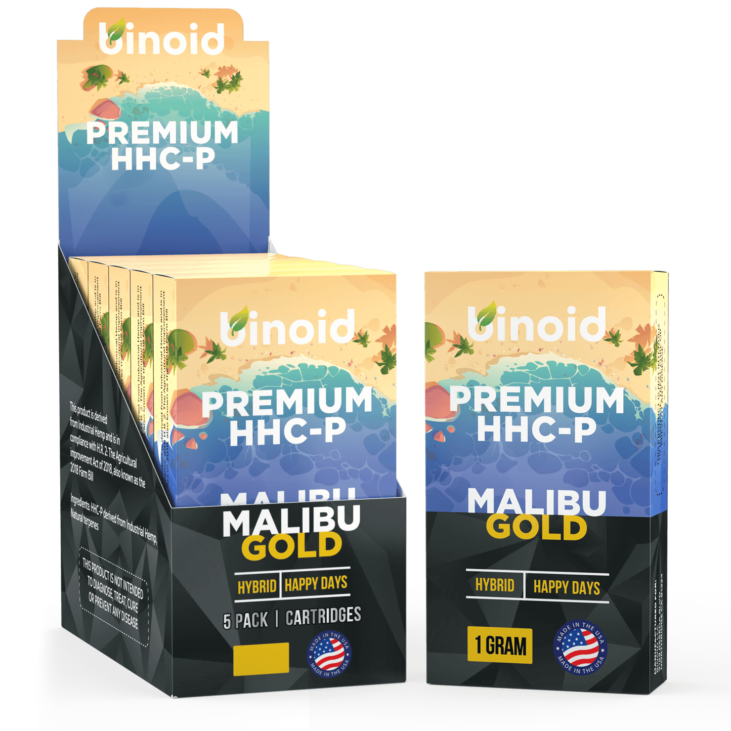 Binoid HHC-P Vape Cartridge - Malibu Gold Best Sales Price - Vape Cartridges