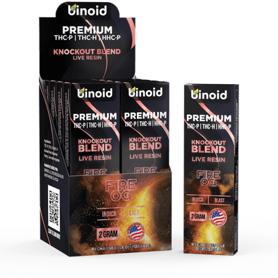 Binoid Knockout Blend Live Resin Disposable - 2 Gram Best Sales Price - Vape Pens