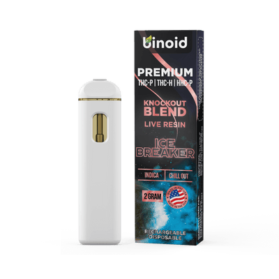 Binoid Knockout Blend Live Resin Disposable - 2 Gram Best Sales Price - Vape Pens