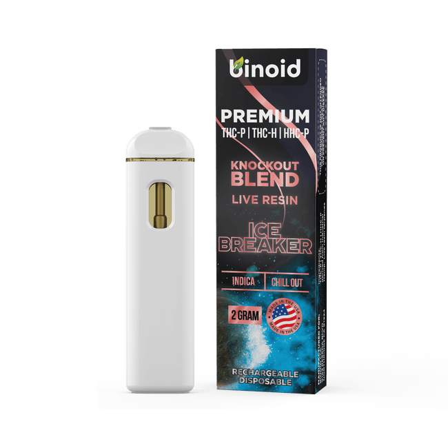 Binoid Knockout Blend Live Resin Disposable - 2 Gram Best Sales Price - Vape Pens