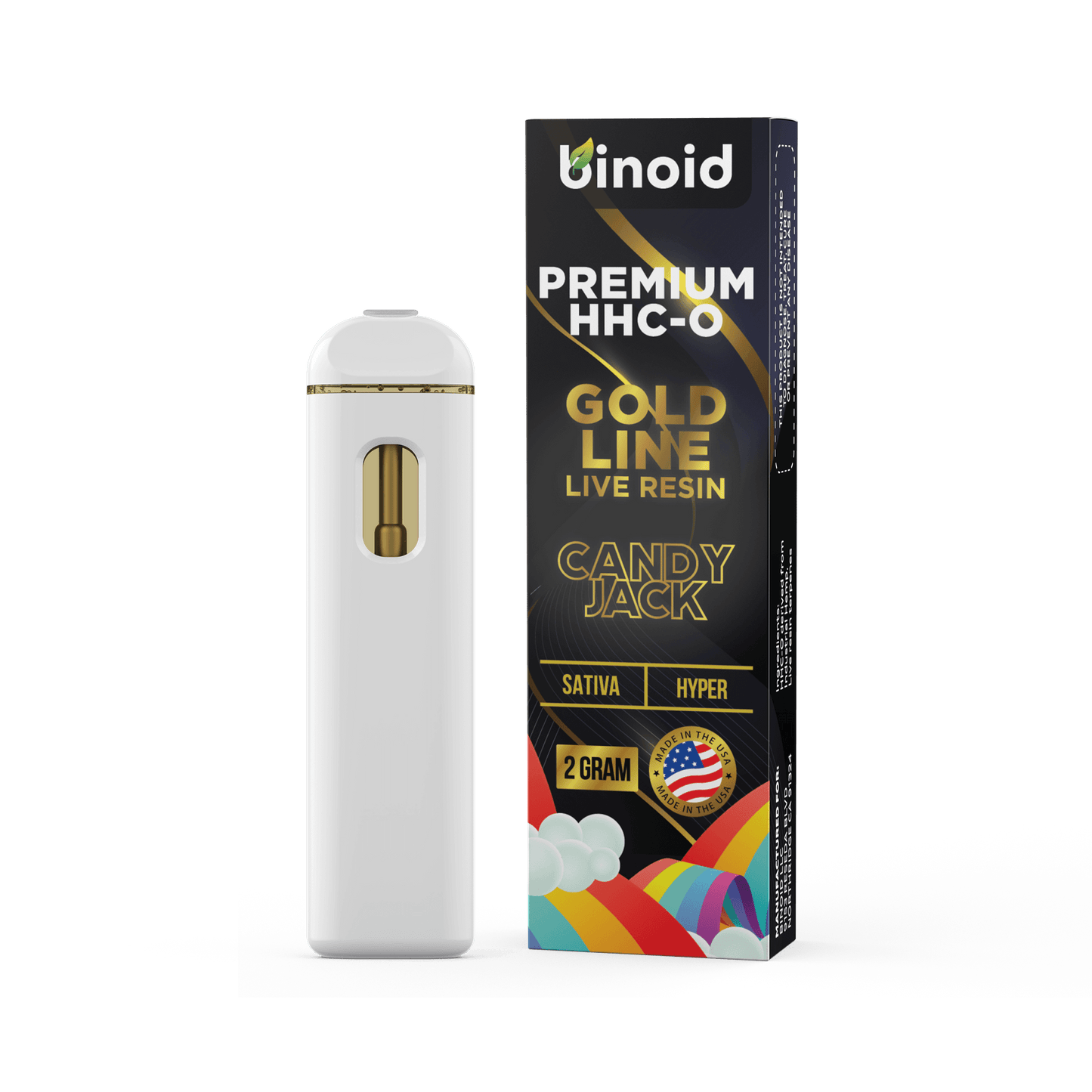 Binoid Live Resin Rechargeable Disposable (2g) Best Sales Price - Vape Pens