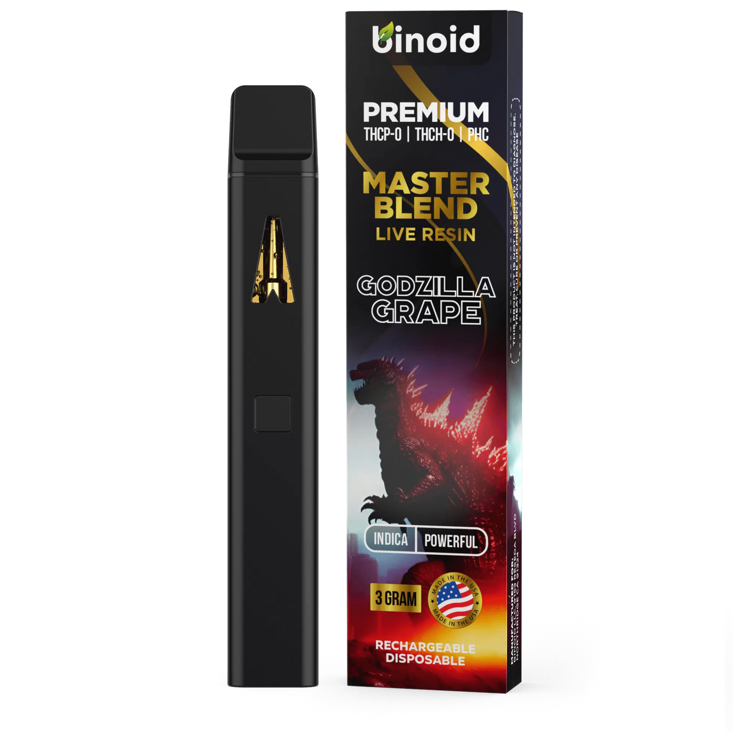 Binoid Master Blend Live Resin Disposables (3g) Best Sales Price - Vape Pens