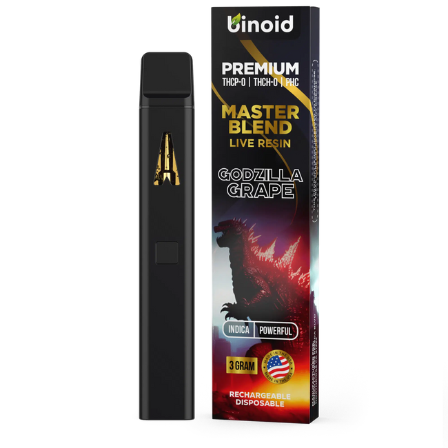 Binoid Master Blend Live Resin Disposables (3g) Best Sales Price - Vape Pens