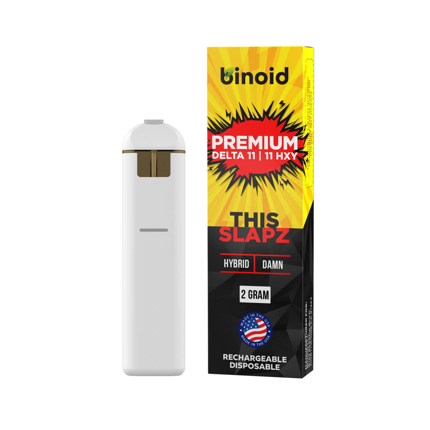 Binoid Premium Delta-11 + 11-Hxy Disposables (2g) Best Sales Price - Vape Pens