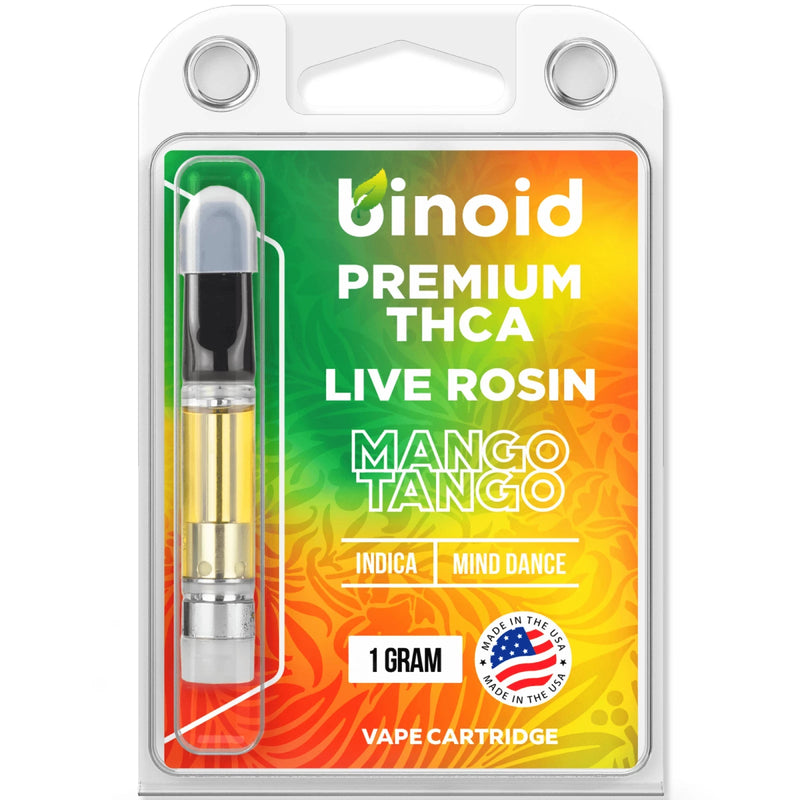Binoid Premium THCA Live Rosin 510 Cartridges (1g) Best Sales Price - Vape Cartridges