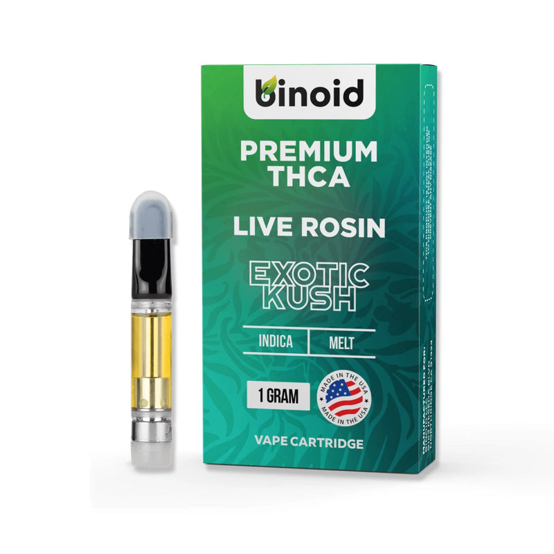 Binoid Premium THCA Live Rosin 510 Cartridges (1g) Best Sales Price - Vape Cartridges